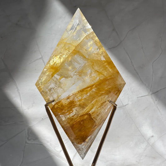 Golden Healer Diamond on a Stand