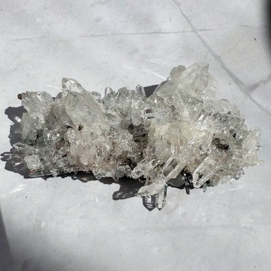Lemurian Quartz Cluster with Chlorite