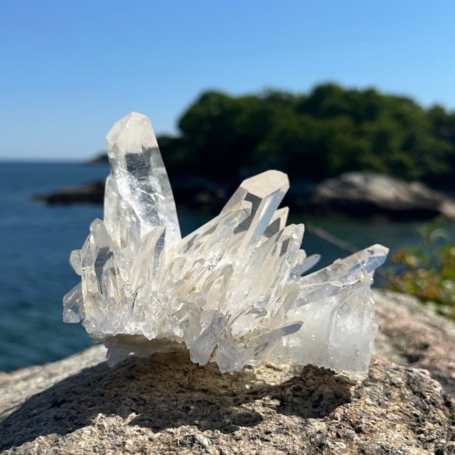 Colombian Lithium Quartz Cluster
