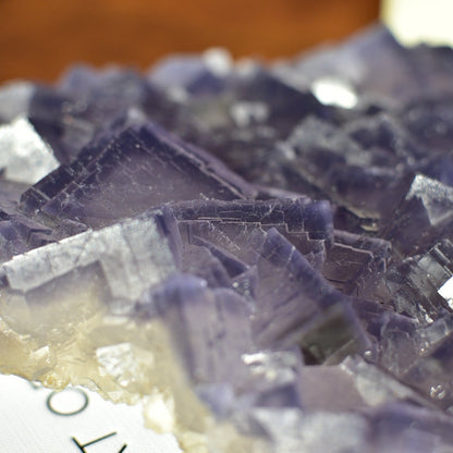 Purple Cubic Fluorite Statement Cluster