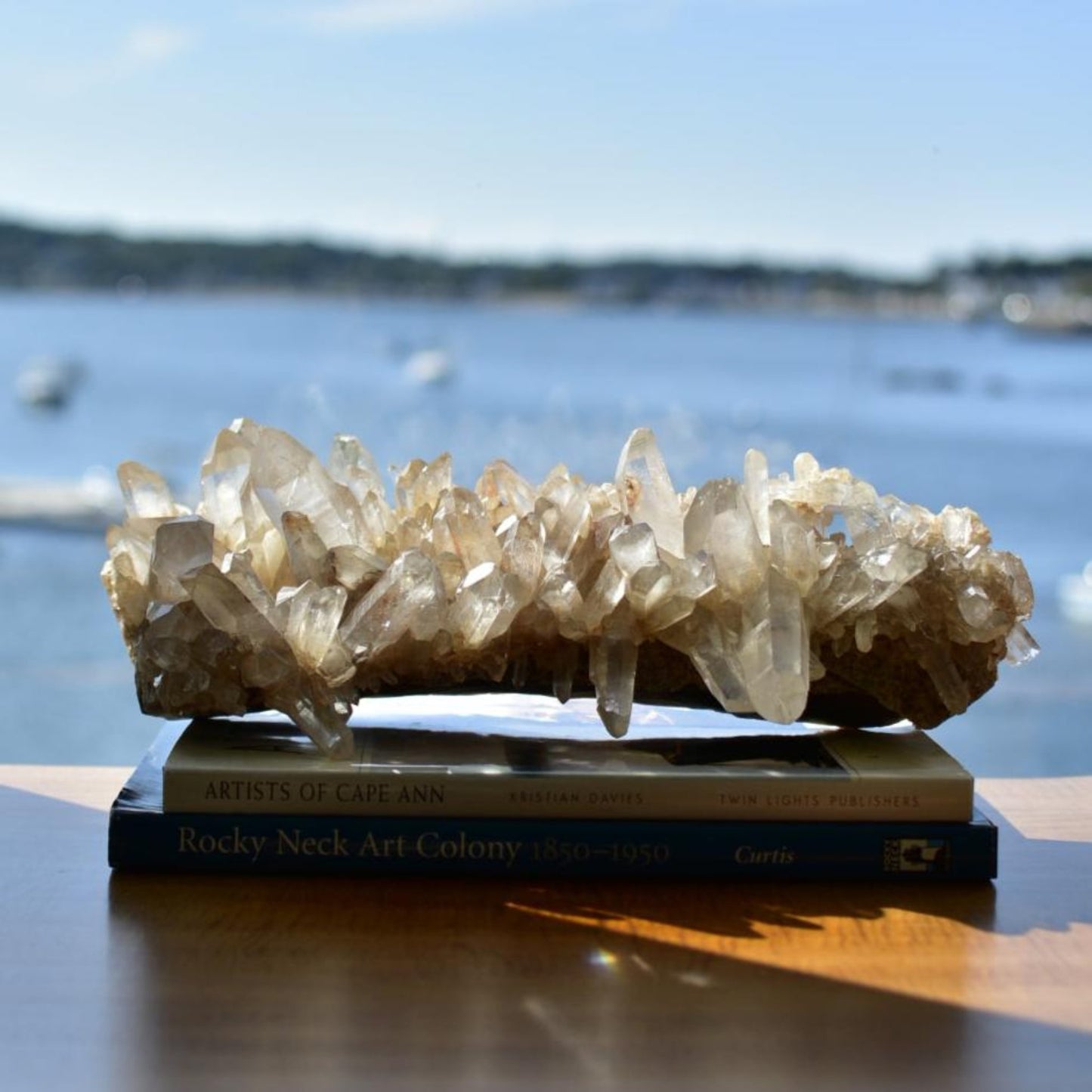 Himalayan Pink Samadhi Quartz Statement Cluster