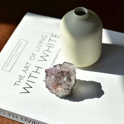 Purple Cubic Fluorite Cluster