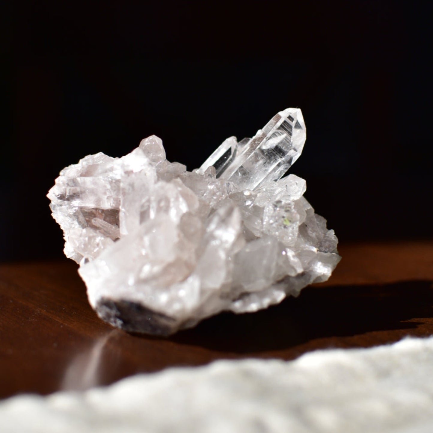 Pink Lemurian Quartz Cluster